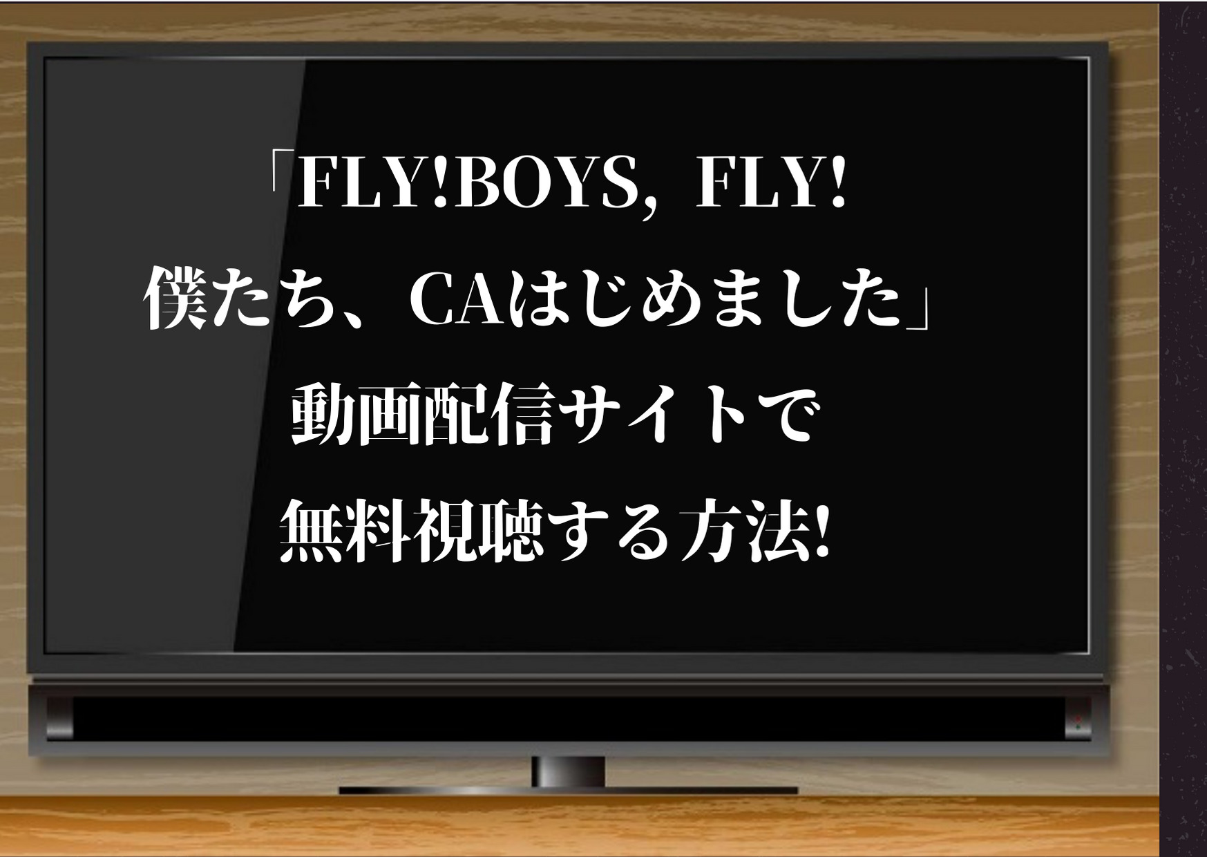 fly boys fly,配信,無料,動画,公式,無料視聴