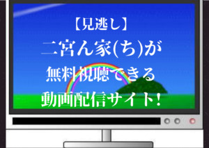 【見逃し配信】二宮ん家(ち)が無料視聴できる動画サイト!パンドラ・dailymotionは視聴可?