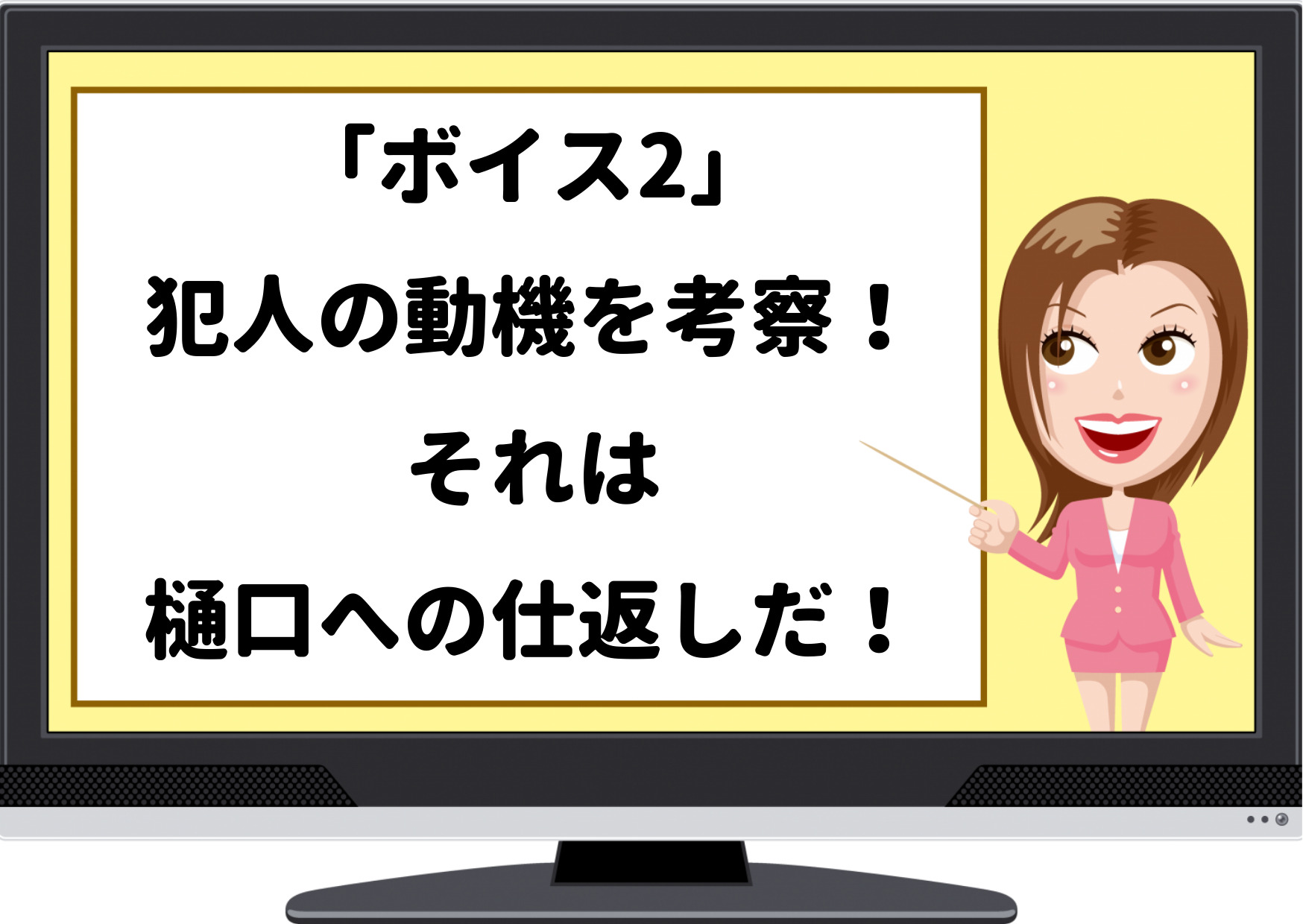 ボイス2,犯人,白塗り野郎,動機,なぜ,樋口,考察,予想