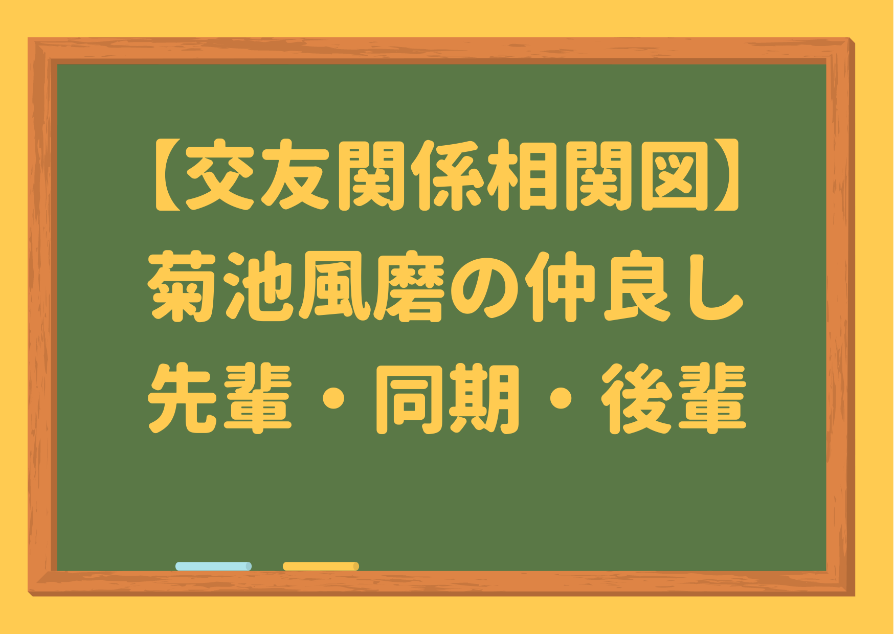 交友関係,相関図,菊池風磨,仲良し,ジャニーズ,先輩,同期,後輩,ジャにのちゃんねる